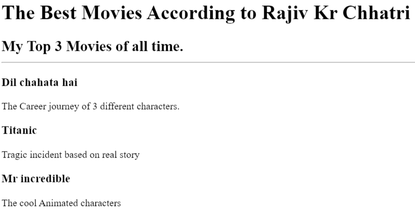 rajiv's best movies of all time